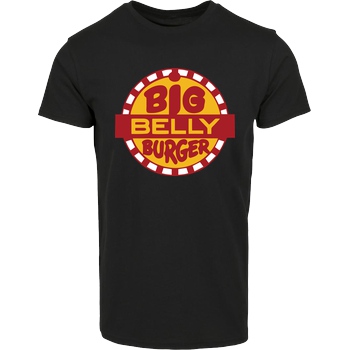 3dsupply Original Big Belly Burger T-Shirt Hausmarke T-Shirt  - Schwarz