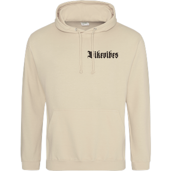 Bikevibes - Collection - Definition back black JH Hoodie - Sand