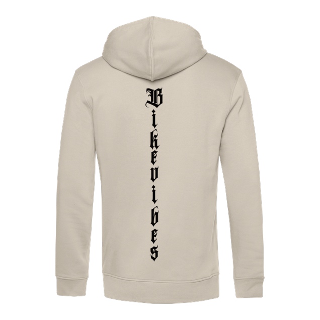 Alexia - Bikevibes - Collection - Definition front black - Sweatshirt - B&C HOODED INSPIRE - Cremeweiß