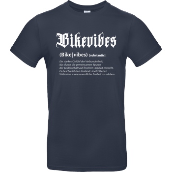 Alexia - Bikevibes Bikevibes - Collection - Definition Shirt front T-Shirt B&C EXACT 190 - Navy