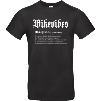 Alexia Bikevibes - Collection - Definition Shirt front T-Shirt B&C EXACT 190 - Schwarz