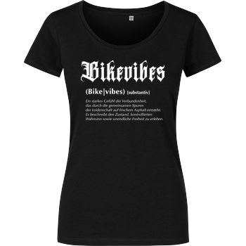 Alexia - Bikevibes Bikevibes - Collection - Definition Shirt front T-Shirt Damenshirt schwarz
