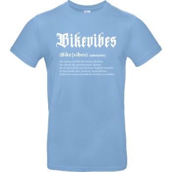 Alexia Bikevibes - Collection - Definition Shirt front T-Shirt B&C EXACT 190 - Hellblau