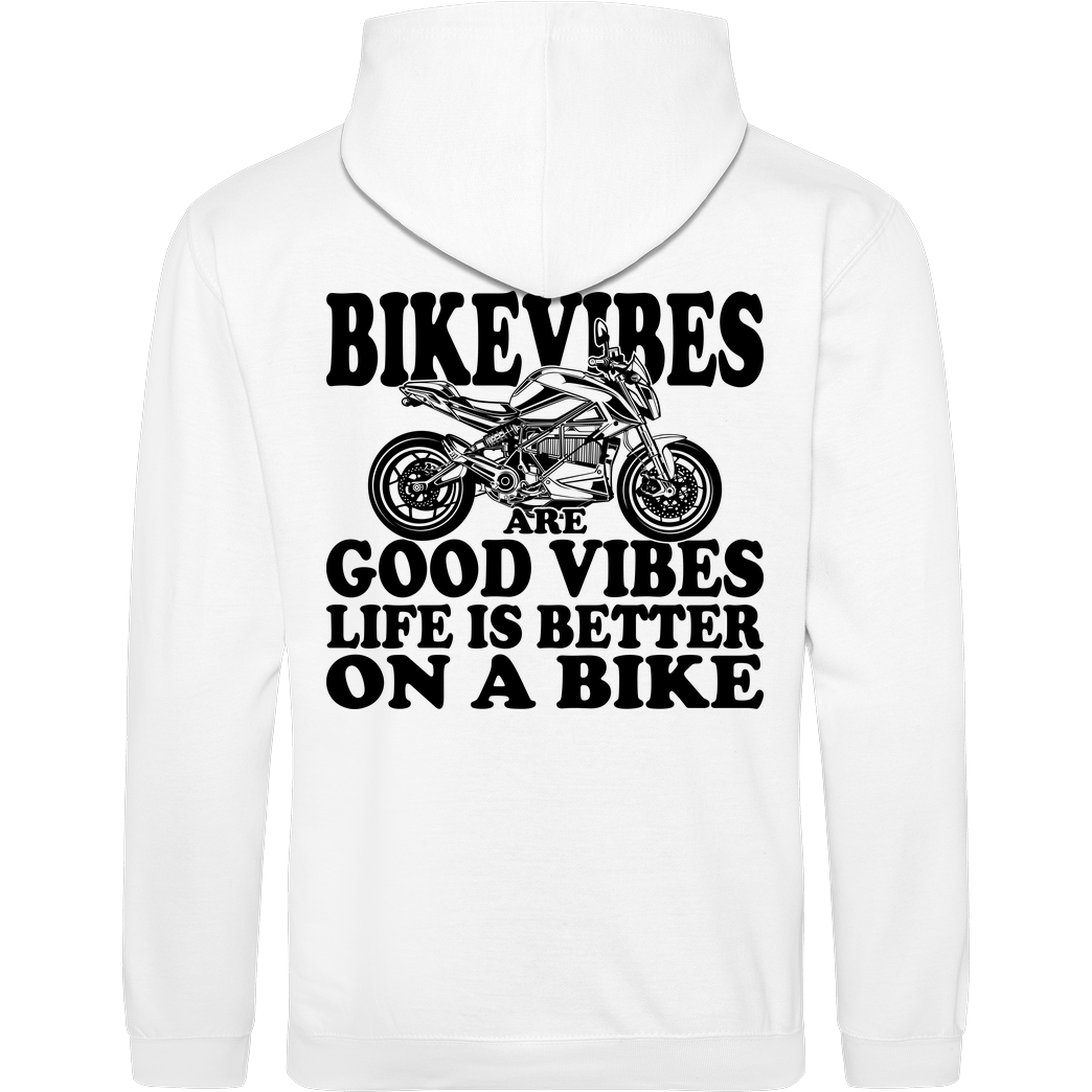 Alexia - Bikevibes Bikevibes - Good Vibes (Nakedbike) Sweatshirt JH Hoodie - Weiß