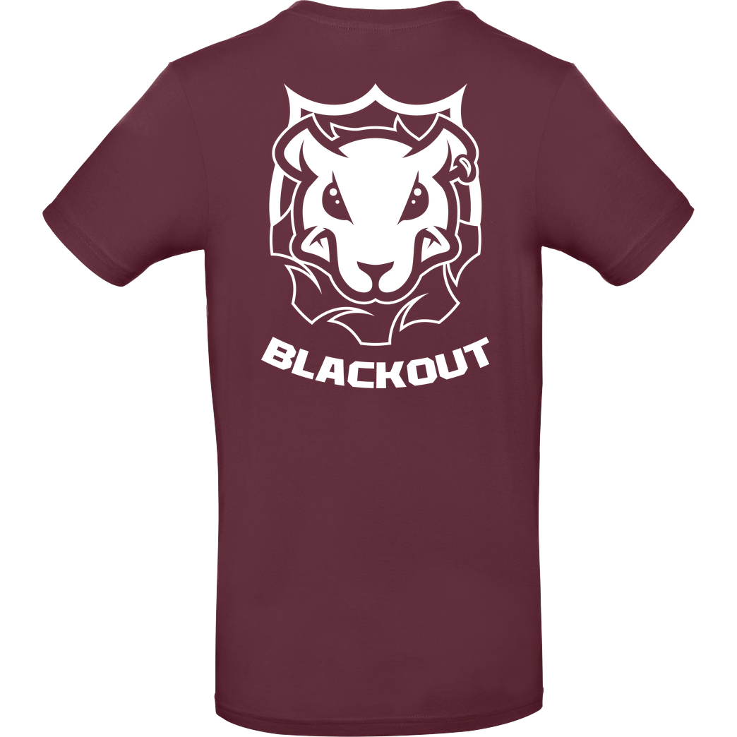 Blackout Blackout - Landratte T-Shirt B&C EXACT 190 - Bordeaux