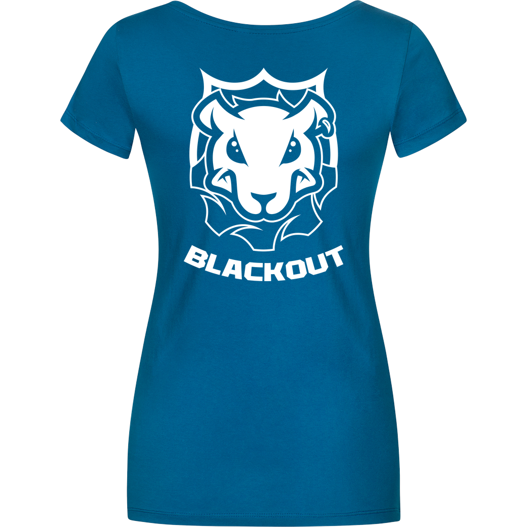 Blackout Blackout - Landratte T-Shirt Damenshirt petrol