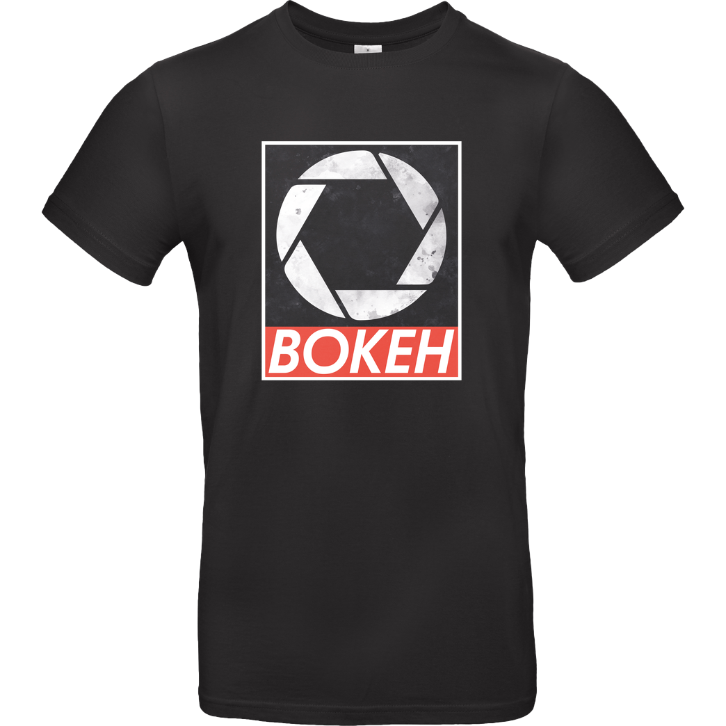 FilmenLernen.de Bokeh T-Shirt B&C EXACT 190 - Schwarz