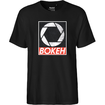 Bokeh Fairtrade T-Shirt - schwarz