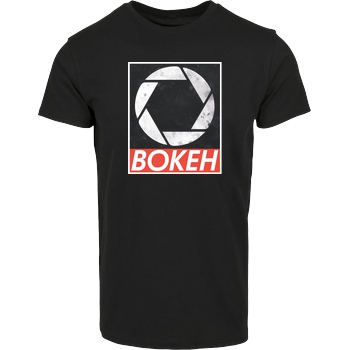 FilmenLernen.de Bokeh T-Shirt Hausmarke T-Shirt  - Schwarz