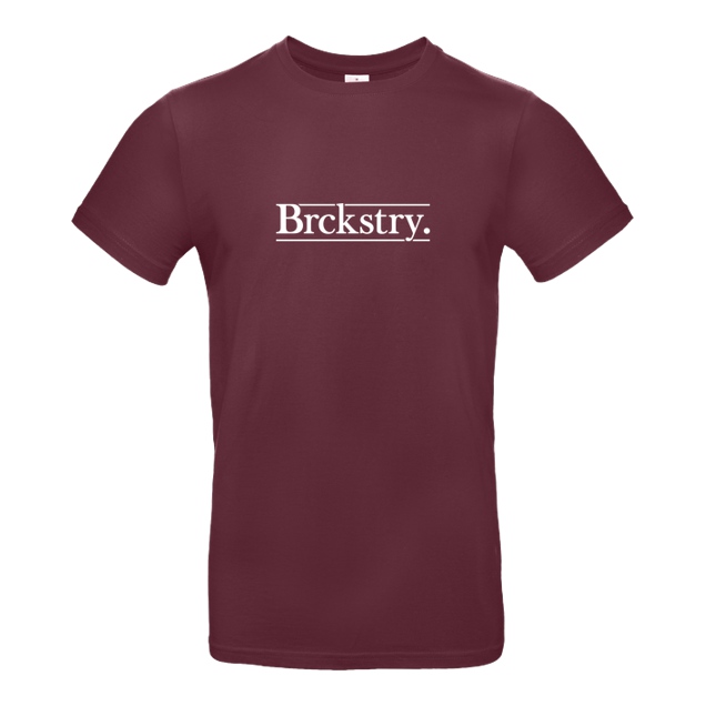 Brickstory - Brickstory - Brckstry - T-Shirt - B&C EXACT 190 - Bordeaux