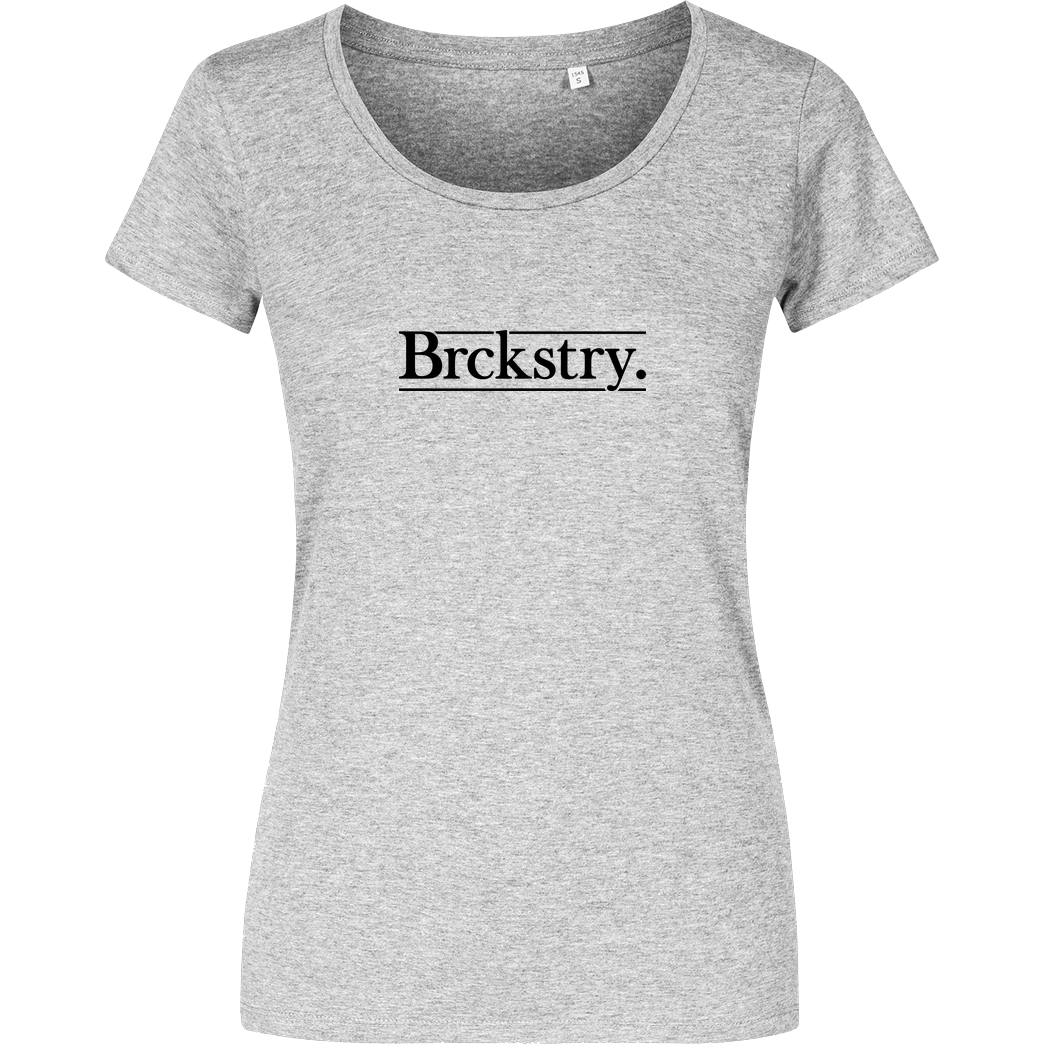 Brickstory Brickstory - Brckstry T-Shirt Damenshirt heather grey