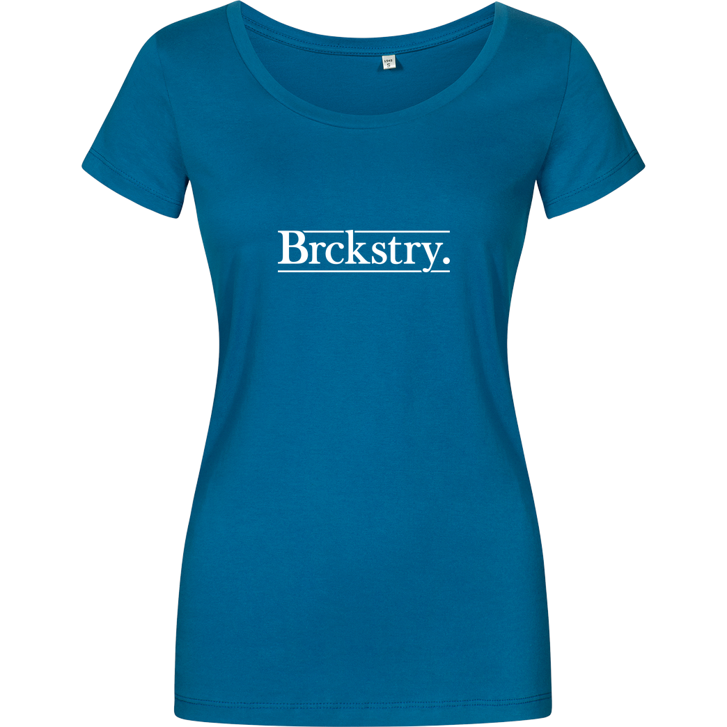 Brickstory Brickstory - Brckstry T-Shirt Damenshirt petrol