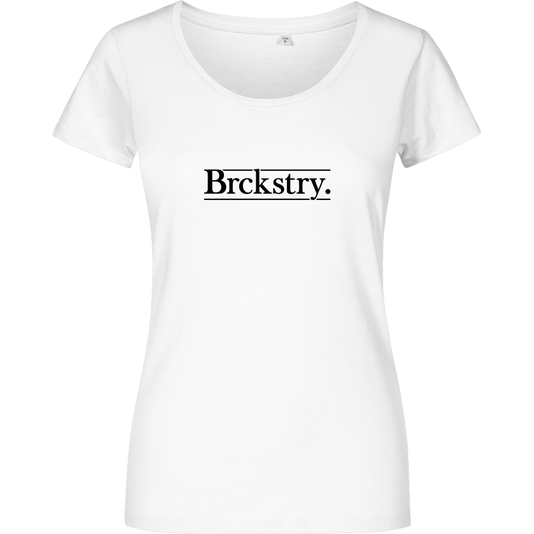 Brickstory Brickstory - Brckstry T-Shirt Damenshirt weiss
