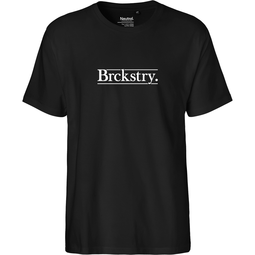 Brickstory Brickstory - Brckstry T-Shirt Fairtrade T-Shirt - schwarz