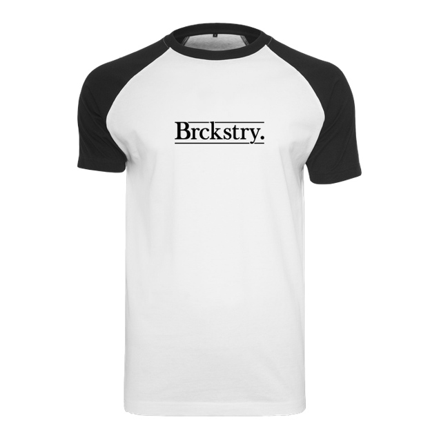 Brickstory - Brickstory - Brckstry - T-Shirt - Raglan-Shirt weiß