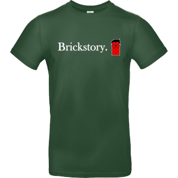 Brickstory Brickstory - Original Logo T-Shirt B&C EXACT 190 - Flaschengrün