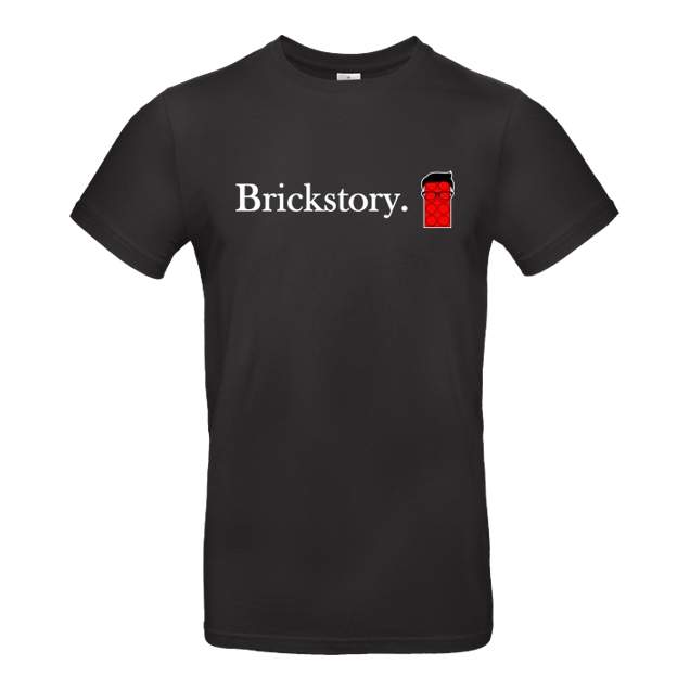 Brickstory - Brickstory - Original Logo - T-Shirt - B&C EXACT 190 - Schwarz