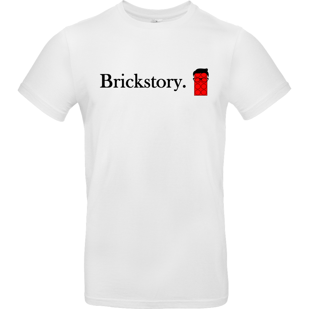 Brickstory Brickstory - Original Logo T-Shirt B&C EXACT 190 - Weiß