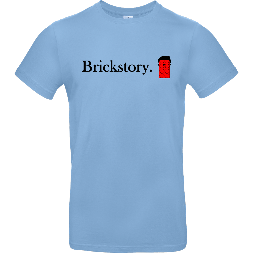 Brickstory Brickstory - Original Logo T-Shirt B&C EXACT 190 - Hellblau