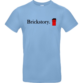 Brickstory Brickstory - Original Logo T-Shirt B&C EXACT 190 - Hellblau