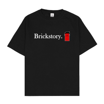 Brickstory Brickstory - Original Logo T-Shirt Oversize T-Shirt - Schwarz