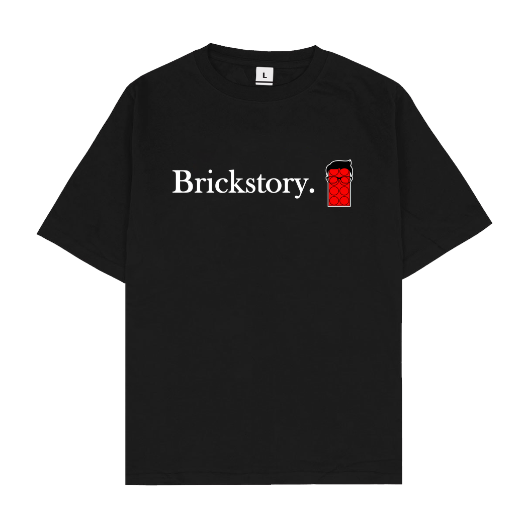 Brickstory Brickstory - Original Logo T-Shirt Oversize T-Shirt - Schwarz