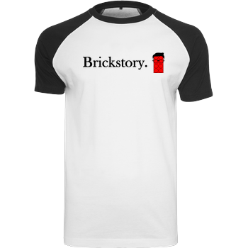Brickstory - Original Logo Raglan-Shirt weiß