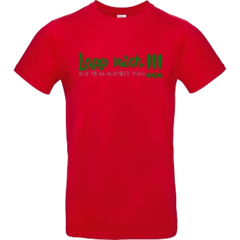 Buffkit Buffkit - Lass mich T-Shirt B&C EXACT 190 - Rot