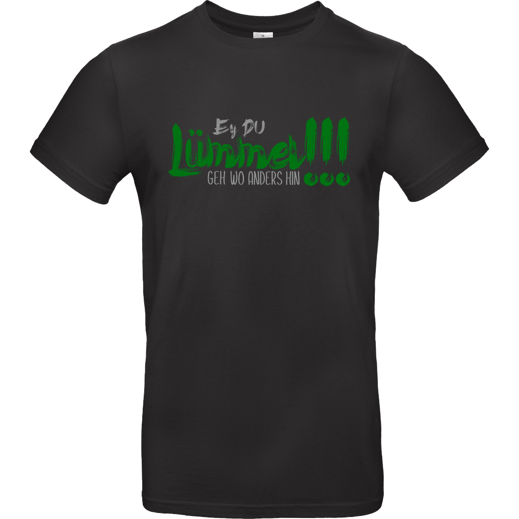Buffkit Buffkit - Lümmel T-Shirt B&C EXACT 190 - Schwarz