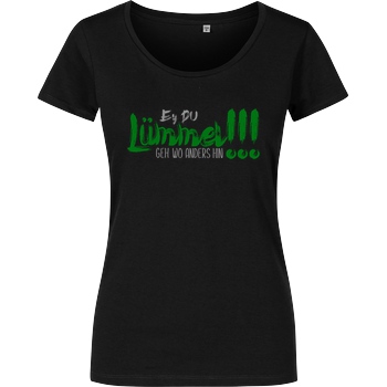 Buffkit Buffkit - Lümmel T-Shirt Damenshirt schwarz