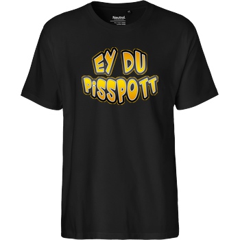 Buffkit Buffkit - Pisspott T-Shirt Fairtrade T-Shirt - schwarz