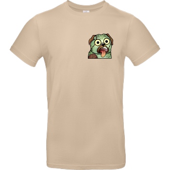 Buffkit Buffkit - Zombie T-Shirt B&C EXACT 190 - Sand