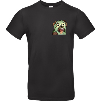 Buffkit Buffkit - Zombie T-Shirt B&C EXACT 190 - Schwarz