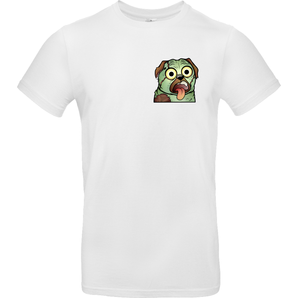 Buffkit Buffkit - Zombie T-Shirt B&C EXACT 190 - Weiß
