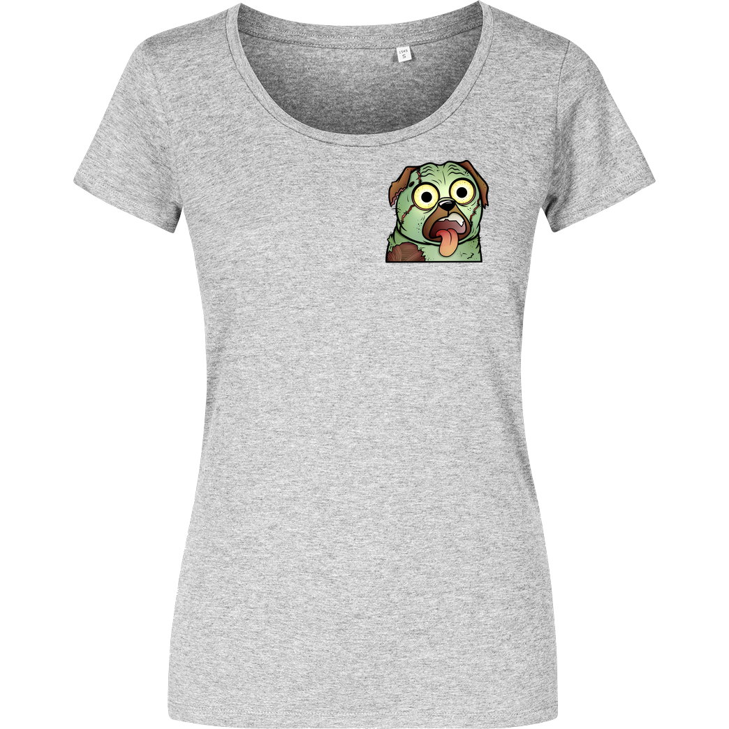 Buffkit Buffkit - Zombie T-Shirt Damenshirt heather grey