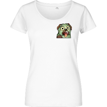 Buffkit Buffkit - Zombie T-Shirt Damenshirt weiss