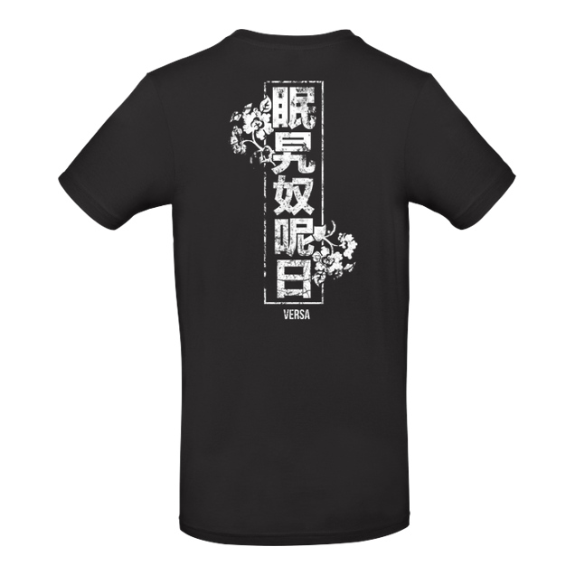 Burak Versa - BurakVersa - Versa Logo - T-Shirt - B&C EXACT 190 - Schwarz