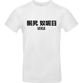 Burak Versa BurakVersa - Versa Logo T-Shirt B&C EXACT 190 - Weiß