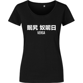 BurakVersa - Versa Logo Damenshirt schwarz