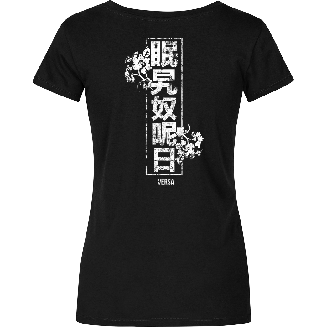 Burak Versa BurakVersa - Versa Logo T-Shirt Damenshirt schwarz