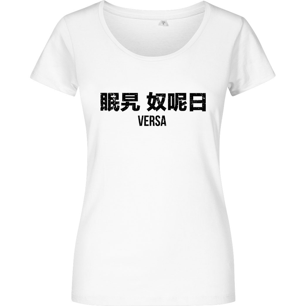 Burak Versa BurakVersa - Versa Logo T-Shirt Damenshirt weiss