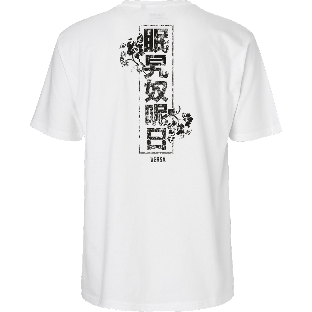 Burak Versa BurakVersa - Versa Logo T-Shirt Fairtrade T-Shirt - weiß