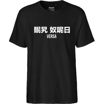 Burak Versa BurakVersa - Versa Logo T-Shirt Fairtrade T-Shirt - schwarz