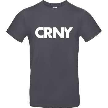 C0rnyyy C0rnyyy - CRNY T-Shirt B&C EXACT 190 - Dark Grey