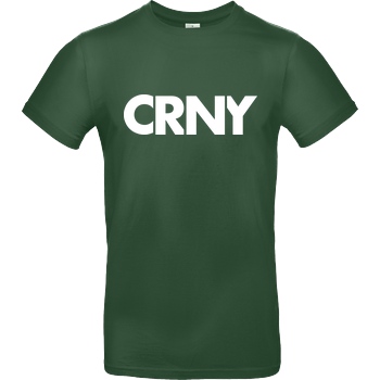 C0rnyyy C0rnyyy - CRNY T-Shirt B&C EXACT 190 - Flaschengrün
