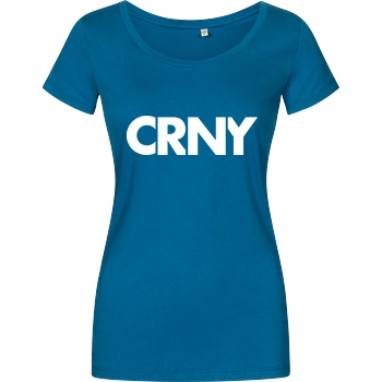 C0rnyyy C0rnyyy - CRNY T-Shirt Damenshirt petrol