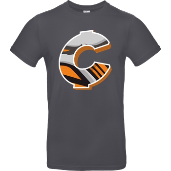 C0rnyyy C0rnyyy - Logo T-Shirt B&C EXACT 190 - Dark Grey