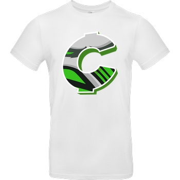 C0rnyyy C0rnyyy - Logo T-Shirt B&C EXACT 190 - Weiß