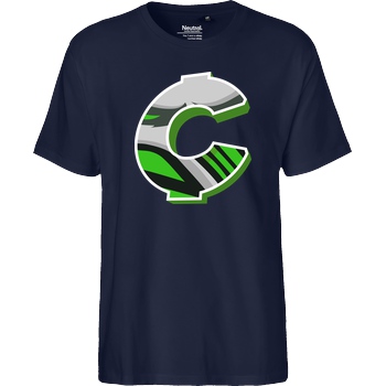 C0rnyyy C0rnyyy - Logo T-Shirt Fairtrade T-Shirt - navy