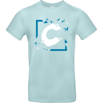 C0rnyyy C0rnyyy - Shattered Logo T-Shirt B&C EXACT 190 - Mint